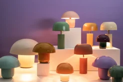 KARE24.se Bordslampa Mushroom - Peach, 27cm - KARE Design Sale