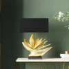 KARE24.se Bordslampa Tropical Flower - Rektangulär Guld/ Svart Skärm - KARE Design Best