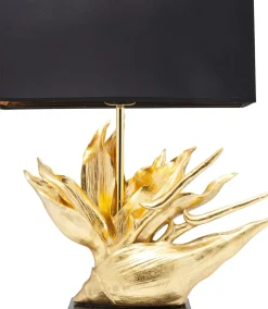 KARE24.se Bordslampa Tropical Flower - Rektangulär Guld/ Svart Skärm - KARE Design Best