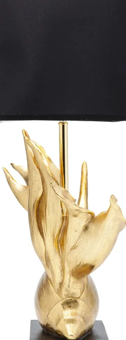 KARE24.se Bordslampa Tropical Flower - Rektangulär Guld/ Svart Skärm - KARE Design Best