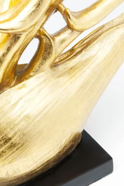 KARE24.se Bordslampa Tropical Flower - Rektangulär Guld/ Svart Skärm - KARE Design Best
