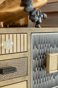KARE24.se Byrå Chalet - Guld, 13 lådor - KARE Design