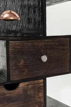 KARE24.se Byrå Finca - Rustik Patina i Ljust och Mörkt Trä, 6 lådor - KARE Design Hot