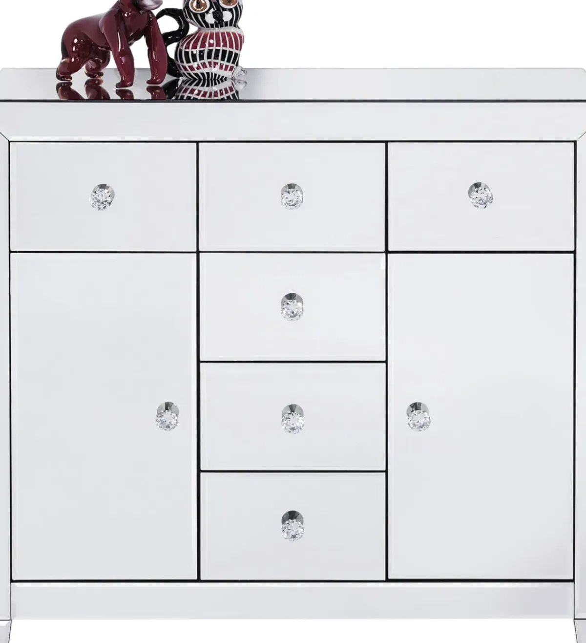 KARE24.se Byrå Luxury - Spegelglas, 2 Dörrar, 6 Lådor - KARE Design Outlet