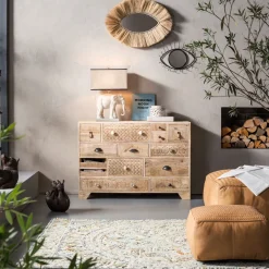 KARE24.se Byrå Puro - Trä med 14 Lådor - KARE Design
