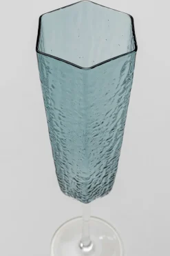 KARE24.se Champagneglas Cascata - Blå - KARE Design Online