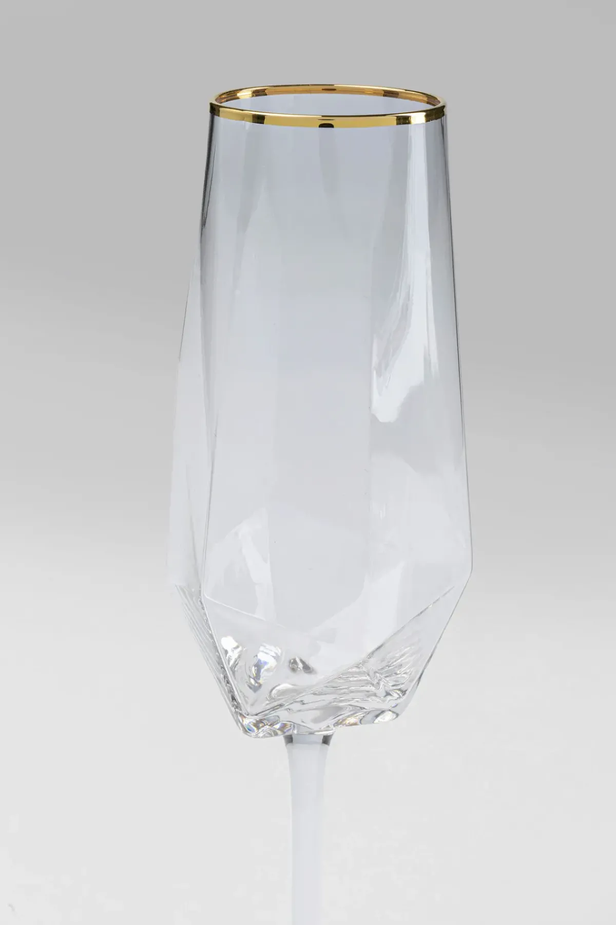 KARE24.se Champagneglas Diamond Guldkant - KARE Design