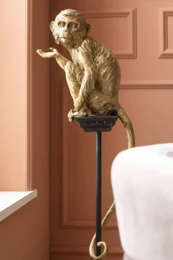 KARE24.se Dekor Circus Monkey - dekorfigur på piedestal, 109cm - KARE Design Clearance