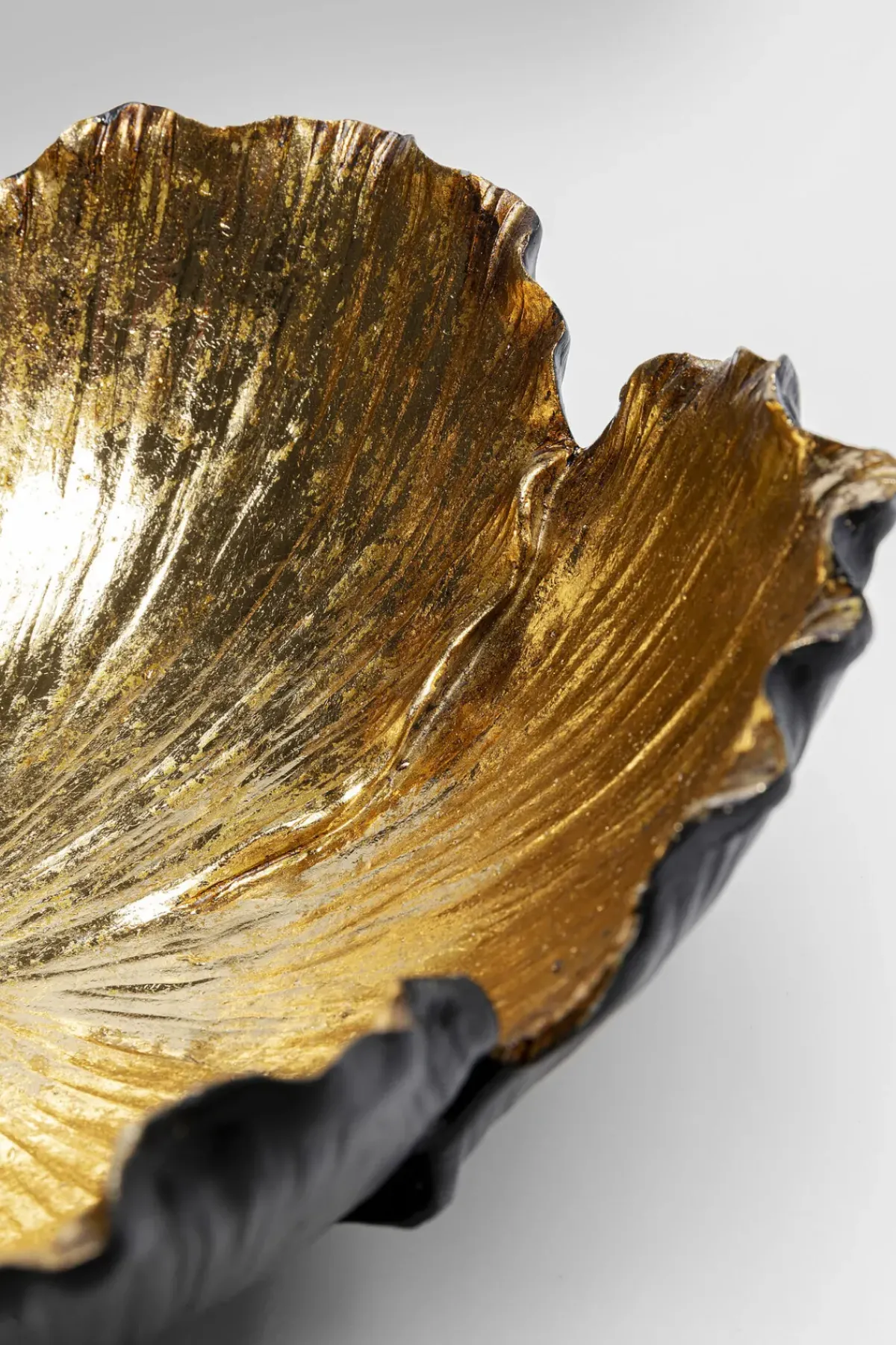 KARE24.se Dekor Skål Flower Bloom Svart Guld Ø25cm - KARE Design Best