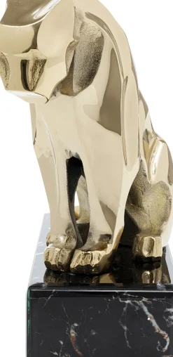 KARE24.se Dekor Skulptur Lion - Guld/Svart marmor, 34cm - KARE Design Best