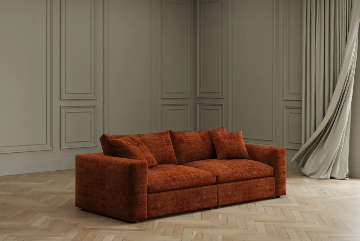 KARE24.se Djupsoffa Chill - Rust, 260cm - KARE Design Discount