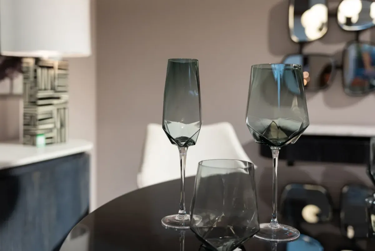 KARE24.se Dricksglas Diamond Smoke - KARE Design