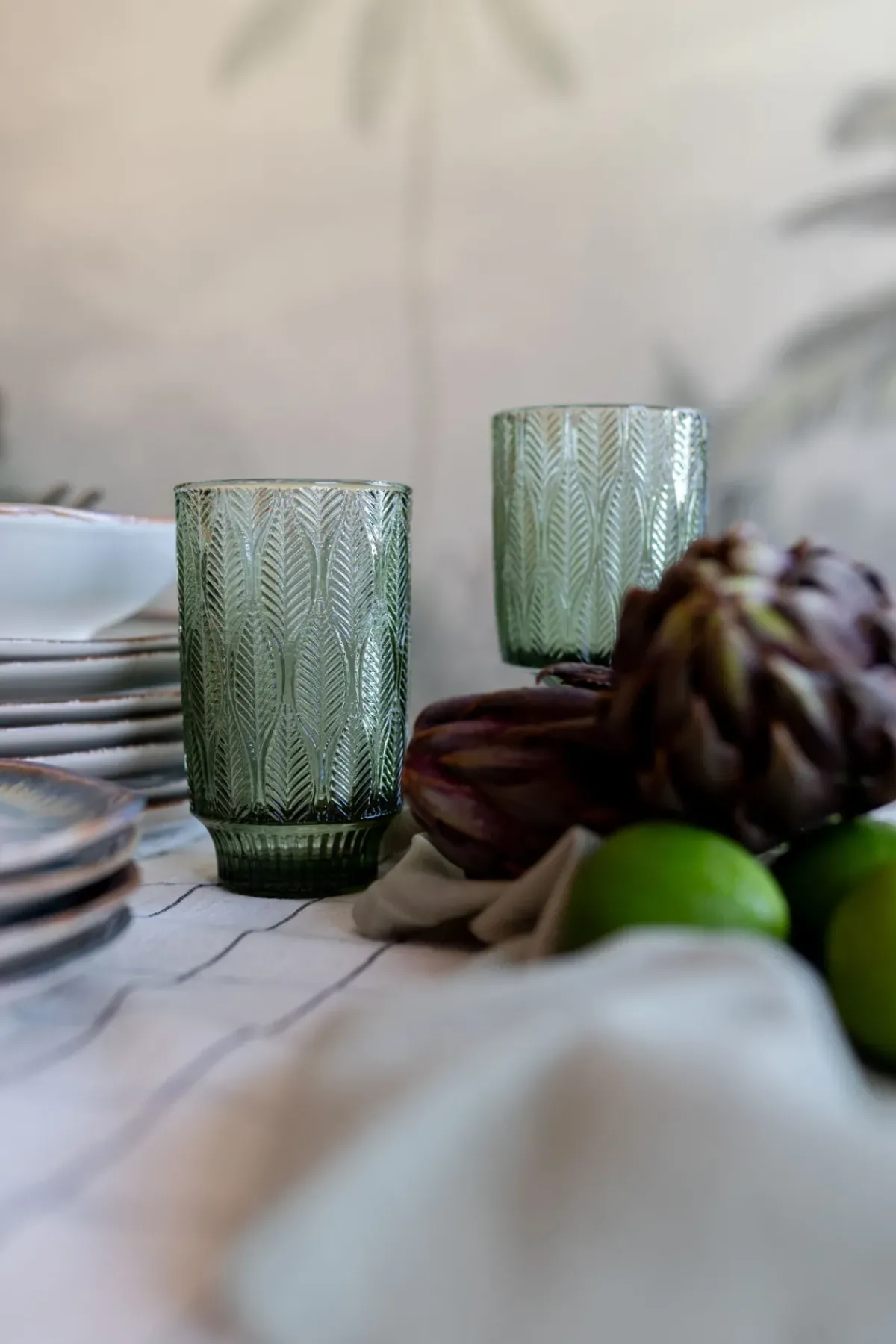 KARE24.se Dricksglas Fogli - Grön - KARE Design Discount