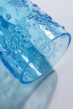 KARE24.se Dricksglas Ice Flowers - Blå - KARE Design Online