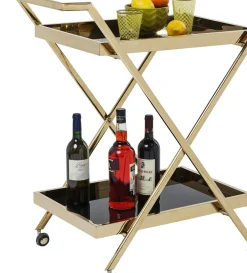 KARE24.se Drinkvagn Casino Guld/Svart - KARE Design Best
