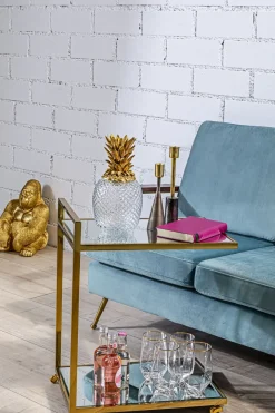 KARE24.se Drinkvagn Classy - Guld/Spegelglas - KARE Design Best