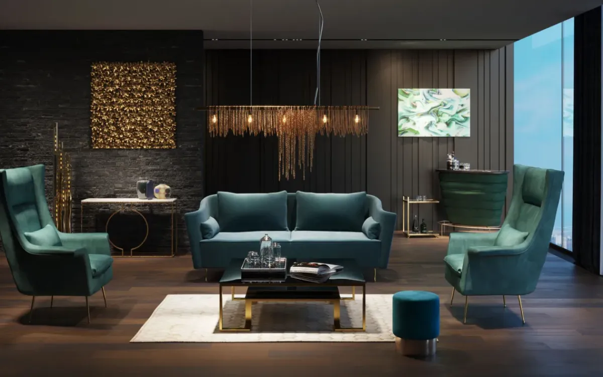 KARE24.se Drinkvagn Classy - Guld/Spegelglas - KARE Design Best