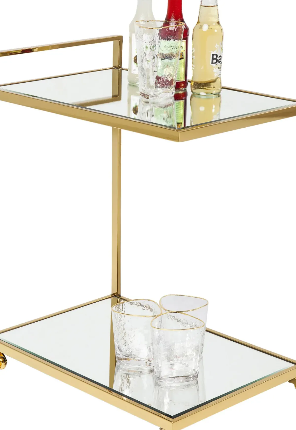 KARE24.se Drinkvagn Classy - Guld/Spegelglas - KARE Design Best