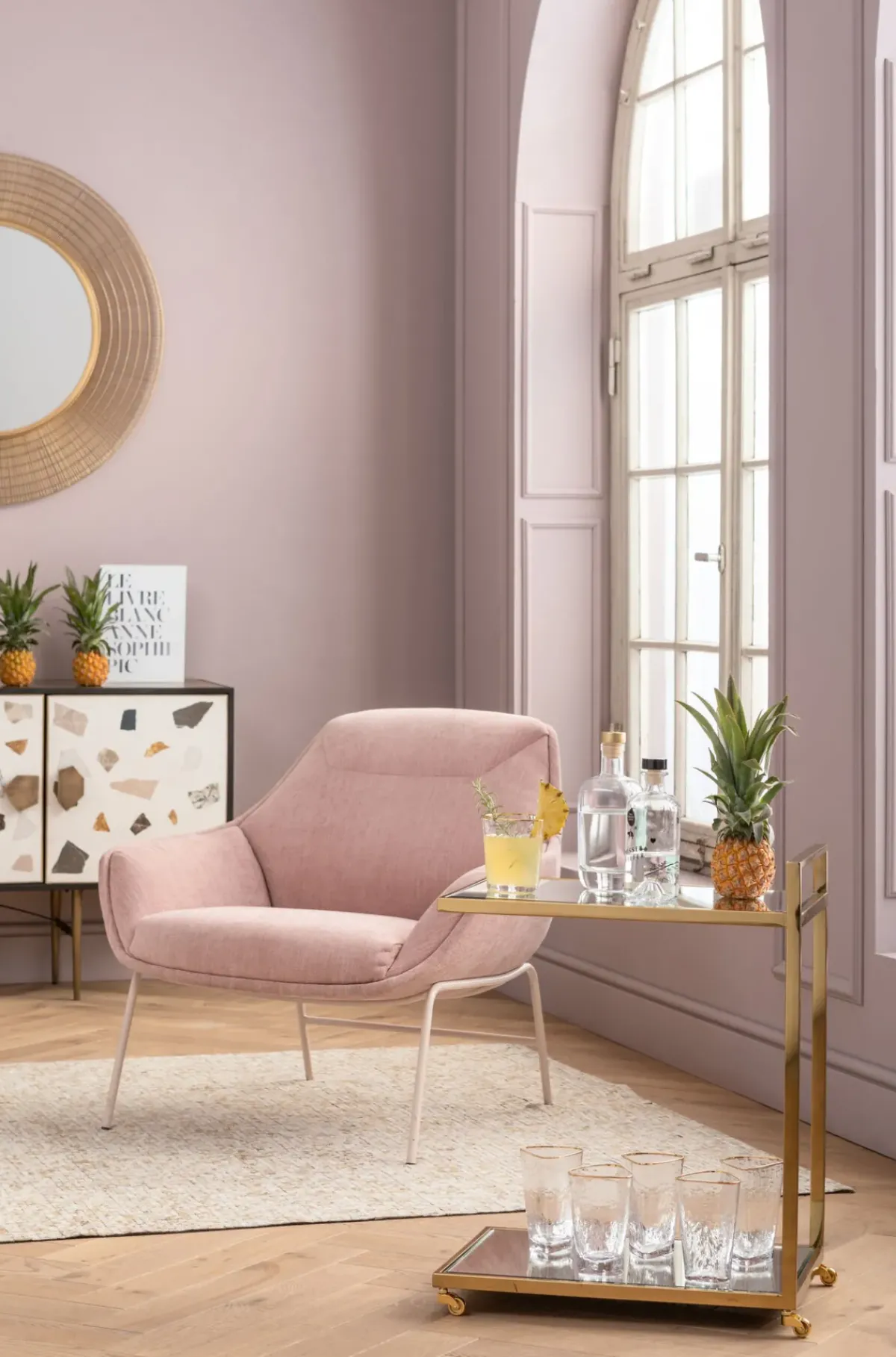 KARE24.se Drinkvagn Classy - Guld/Spegelglas - KARE Design Best