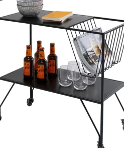 KARE24.se Drinkvagn Fenja - Svart - KARE Design New