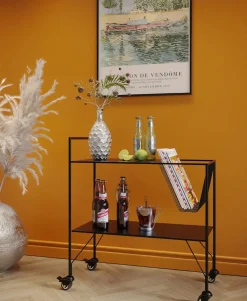 KARE24.se Drinkvagn Fenja - Svart - KARE Design New