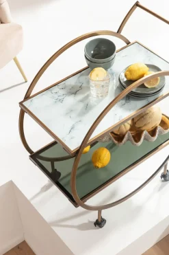 KARE24.se Drinkvagn Loft - Mässing - KARE Design New
