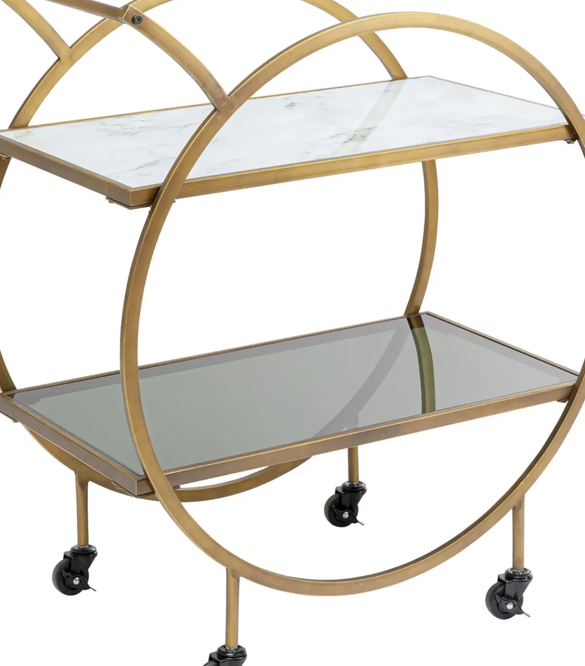 KARE24.se Drinkvagn Loft - Mässing - KARE Design New