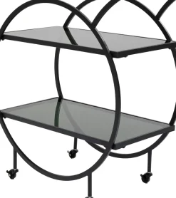 KARE24.se Drinkvagn Loft - Svart Stål/Glas - KARE Design Best