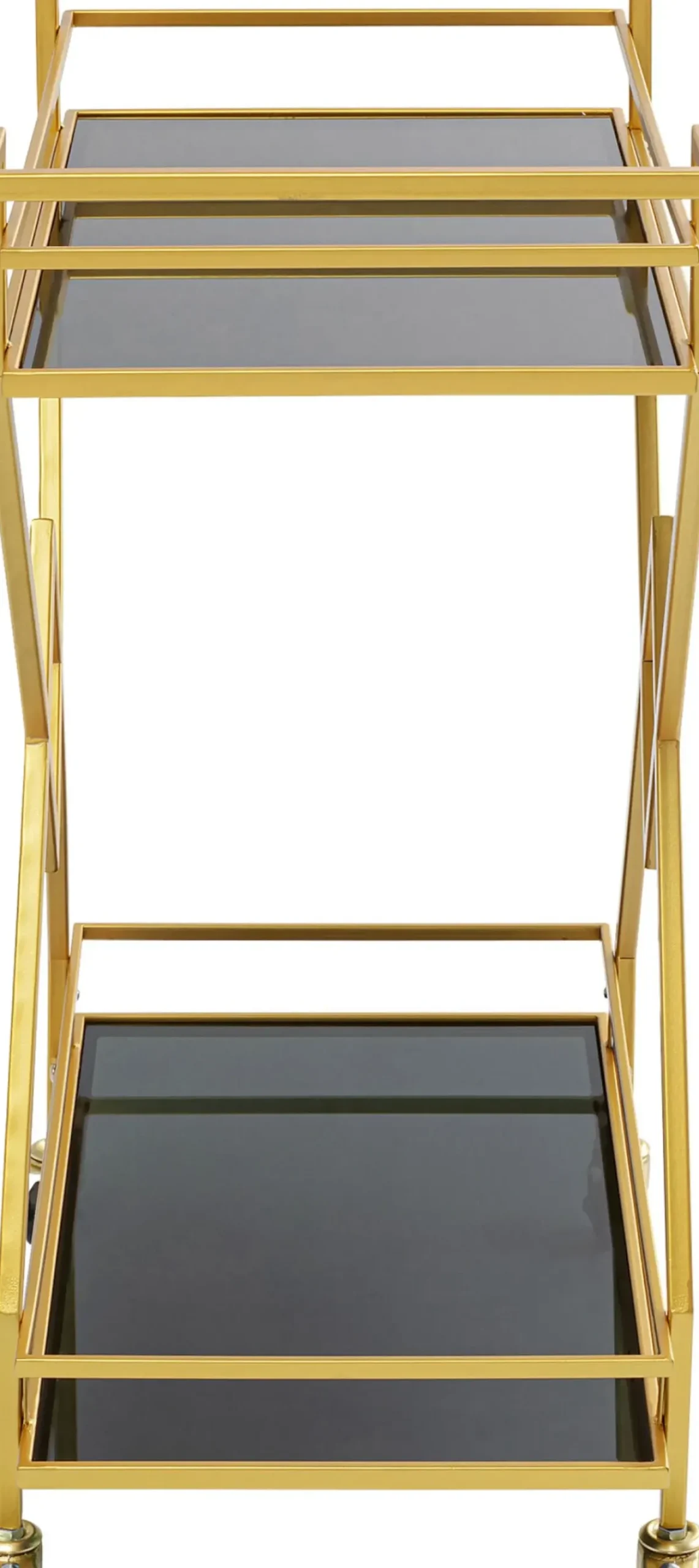 KARE24.se Drinkvagn Pyramids - Guld /Svart - KARE Design Discount