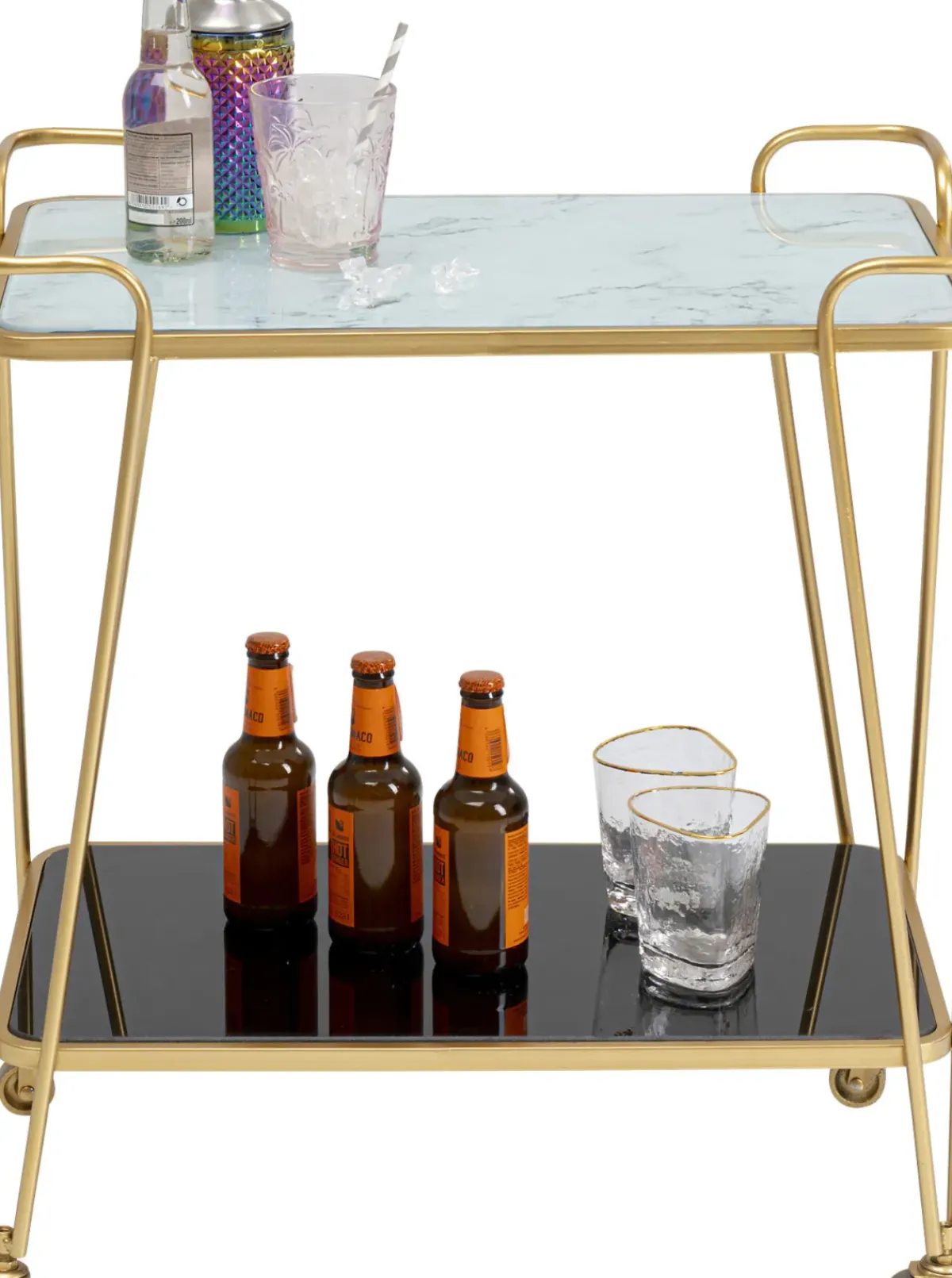 KARE24.se Drinkvagn West Coast - Guld - KARE Design