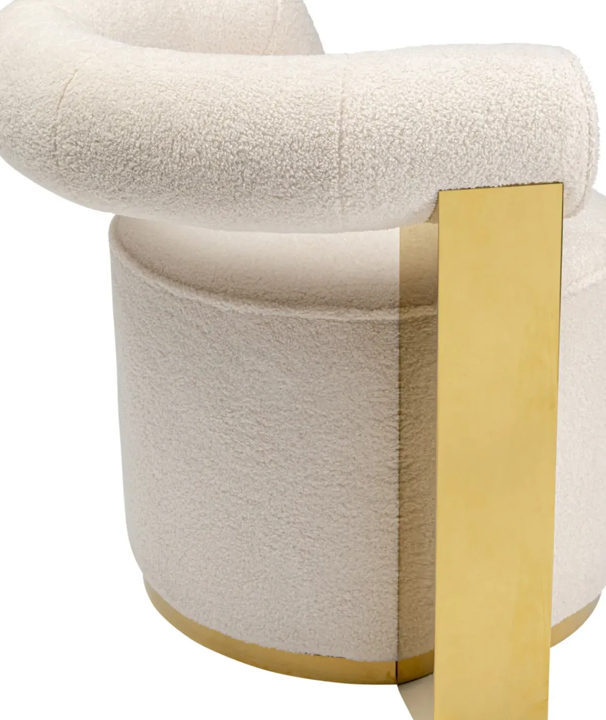 KARE24.se Fåtölj Amuse - Cremevit/Guld - KARE Design Clearance