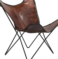 KARE24.se Fåtölj Butterfly Brun Econo - KARE Design Online