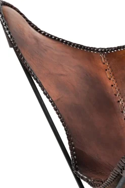 KARE24.se Fåtölj Butterfly Brun Econo - KARE Design Online