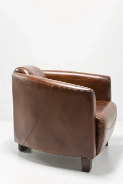 KARE24.se Fåtölj Cigarr Lounge - Brun Läder - KARE Design Online