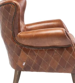 KARE24.se Fåtölj Country Side - Klassisk Öronlappsfåtölj i Läder - KARE Design Hot