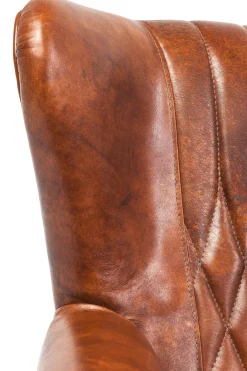 KARE24.se Fåtölj Country Side - Klassisk Öronlappsfåtölj i Läder - KARE Design Hot