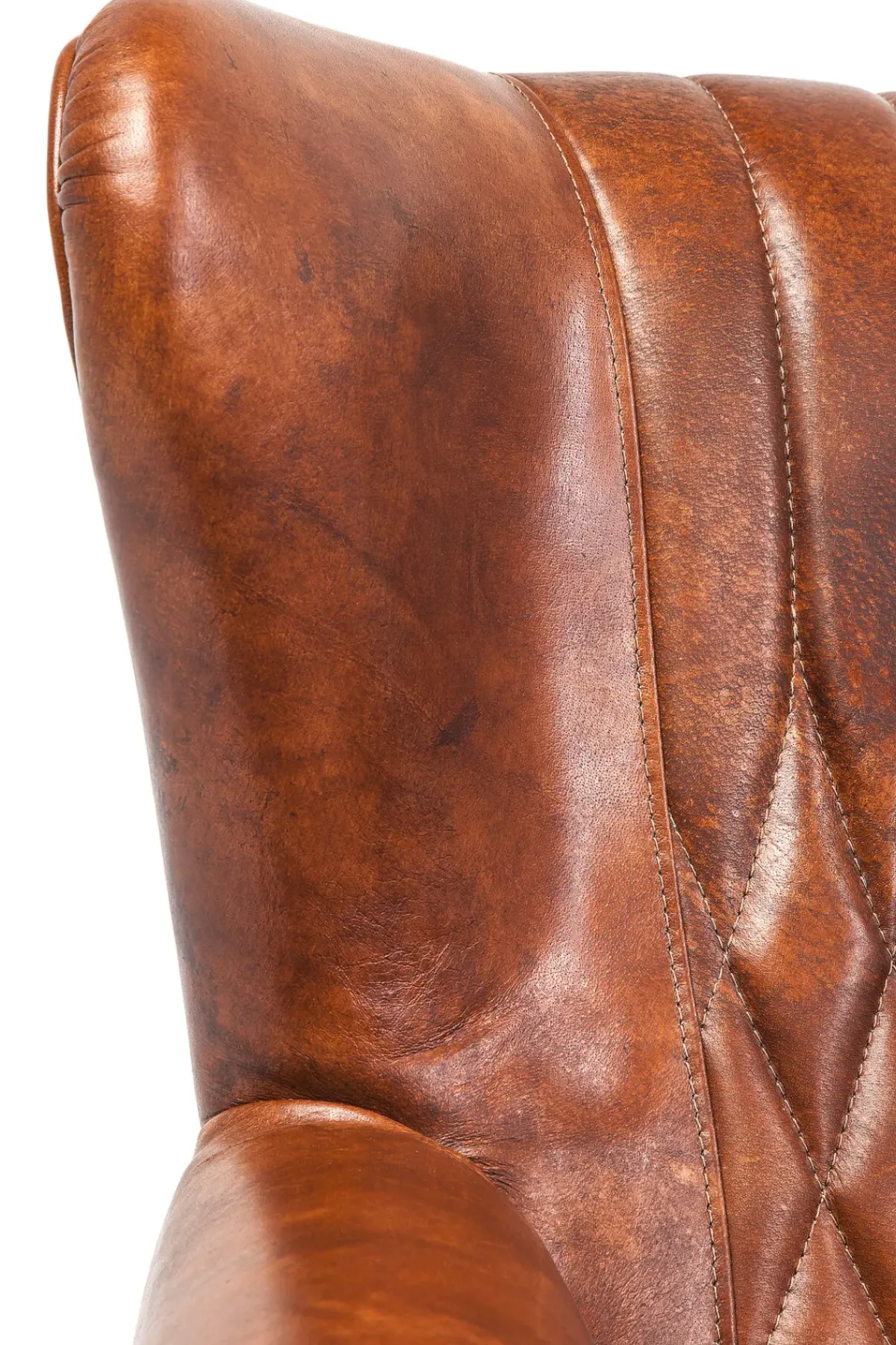 KARE24.se Fåtölj Country Side - Klassisk Öronlappsfåtölj i Läder - KARE Design Hot