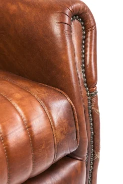 KARE24.se Fåtölj Country Side - Klassisk Öronlappsfåtölj i Läder - KARE Design Hot
