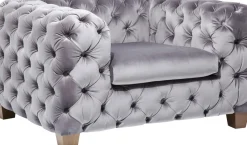 KARE24.se Fåtölj Desire - Grå Sammet - KARE Design New
