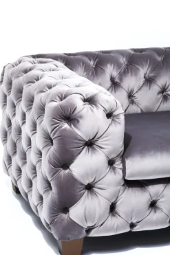 KARE24.se Fåtölj Desire - Grå Sammet - KARE Design New