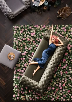 KARE24.se Fåtölj Desire - Grå Sammet - KARE Design New