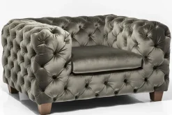 KARE24.se Fåtölj Desire - Khaki Sammet - KARE Design Sale