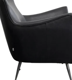 KARE24.se Fåtölj Goldfinger Smart - Svart Läder - KARE Design New