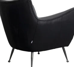 KARE24.se Fåtölj Goldfinger Smart - Svart Läder - KARE Design New