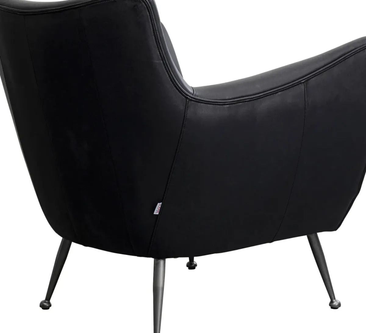 KARE24.se Fåtölj Goldfinger Smart - Svart Läder - KARE Design New