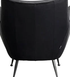 KARE24.se Fåtölj Goldfinger Smart - Svart Läder - KARE Design New