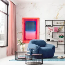 KARE24.se Fåtölj Mika - Blå - KARE Design