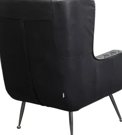 KARE24.se Fåtölj Nonna Smart - Svart Läder - KARE Design Online