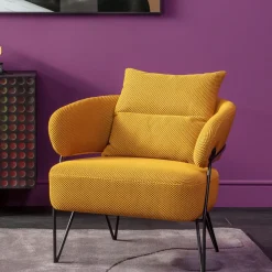 KARE24.se Fåtölj Peppo - Gul - KARE Design Sale