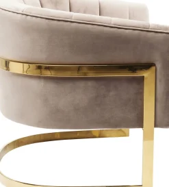 KARE24.se Fåtölj Rure Elegance - Beige/Mässing - KARE Design Best